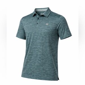 THREE SIXTY SIX MENS ORIGINAL STANDARD FIT GOLF POLO Atlantic Green Sz S​​
